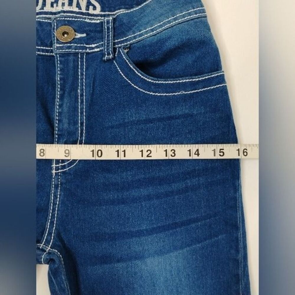VIP Skinny Jeans Embroidered Functional back Pockets size 5/6 - Picture 10 of 12